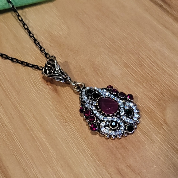 Turkish Vintage Looking Jewelry Set forWomen,NEW,2pcAntique,Wedding,HandmadeGift - Picture 5 of 5